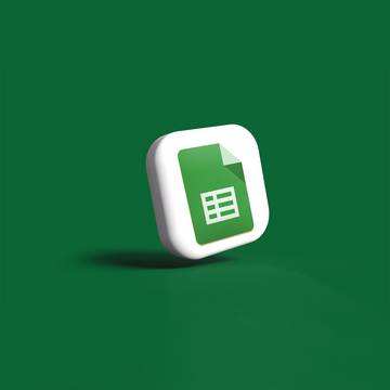 Google Sheets icon representing productivity and business templates for streamlined project management and data analysis.